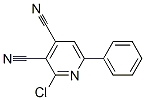 3,4-피리딘디카르보니트릴,2-클로로-6-페닐- 구조식 이미지