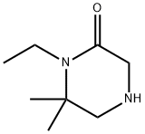 피페라지논,1-에틸-6,6-디메틸-(9CI) 구조식 이미지