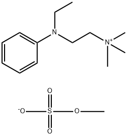 [2-(ethylphenylamino)ethyl]trimethylammonium methyl sulphate 구조식 이미지