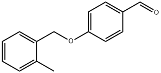 4-[(2-METHYLBENZYL)OXY]BENZENECARBALDEHYDE Structure