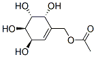 5-Cyclohexene-1,2,3,4-tetrol, 5-[(acetyloxy)methyl]-, (1R,2R,3R,4R)- (9CI) 구조식 이미지