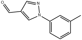 1-(3-methylphenyl)-1H-pyrazole-4-carbaldehyde Structure