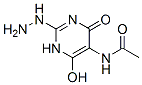 Acetamide, N-(2-hydrazino-1,4-dihydro-6-hydroxy-4-oxo-5-pyrimidinyl)- (9CI) 구조식 이미지