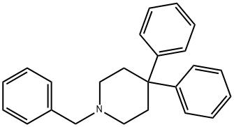 1-벤질-4,4-디페닐피페리딘 구조식 이미지