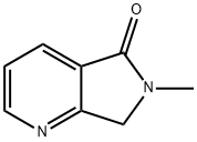 5H-Pyrrolo[3,4-b]pyridin-5-one, 6,7-dihydro-6-Methyl- 구조식 이미지