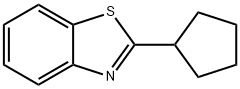 Benzothiazole, 2-cyclopentyl- (9CI) Structure