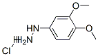 3,4-DIMETHOXYPHENYLHYDRAZINE HYDROCHLORIDE 구조식 이미지