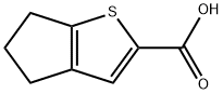 5,6-DIHYDRO-4H-CYCLOPENTA[B]THIOPHENE-2-CARBOXYLIC ACID 구조식 이미지