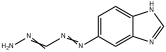 Diazenecarboxaldehyde, 1H-benzimidazol-5-yl-, hydrazone (9CI) Structure