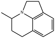 1,2,5,6-테트라하이드로-4-메틸-4H-피롤로[3,2,1-ij]퀴놀린 구조식 이미지