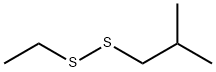 Ethylisobutyl persulfide Structure