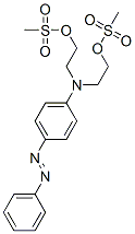 비스(메탄술폰산)[[4-(페닐아조)페닐]이미노]비스에틸렌에스테르 구조식 이미지