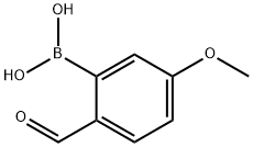 5-Methoxy-2-formylphenylboronic acid 구조식 이미지