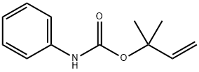 3-Buten-2-ol,2-methyl-,phenylcarbamate(9CI) Structure