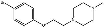 1-[2-(4-BROMOPHENOXY)ETHYL]-4-METHYLPIPERAZINE Structure