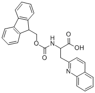 FMOC-3-(2-CHINOLYL)-DL-ALA-OH Structure