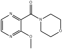 (3-METHOXY-PYRAZIN-2-YL)-MORPHOLIN-4-YL-METHANONE Structure