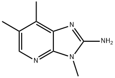 2-AMINO-3,6,7-TRIMETHYLIMIDAZO(4,5-B)PYRIDINE Structure