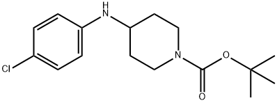 TERT-BUTYL 4-(4-CHLOROANILINO)TETRAHYDRO-1(2H)-PYRIDINECARBOXYLATE Structure