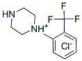 1-[2-(trifluoromethyl)phenyl]piperazinium chloride 구조식 이미지