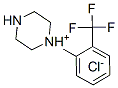 1-[2-(trifluoromethyl)phenyl]piperazinium chloride Structure