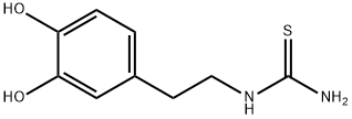 Thiourea, [2-(3,4-dihydroxyphenyl)ethyl]- (9CI) Structure