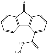 9H-Fluorene-4-carboxylicacid,9-oxo-,hydrazide(9CI) Structure