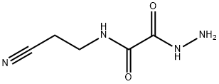 아세트산,[(2-시아노에틸)아미노]옥소-,히드라지드(9CI) 구조식 이미지