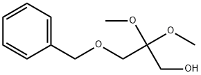 3-BENZYLOXY-2,2-DIMETHOXY-PROPAN-1-OL 구조식 이미지