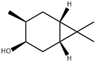 [1R-(1alpha,3alpha,4alpha,6alpha)]-4,7,7-trimethylbicyclo[4.1.0]heptan-3-ol 구조식 이미지