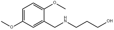 3-(2,5-DIMETHOXY-BENZYLAMINO)-PROPAN-1-OL 구조식 이미지