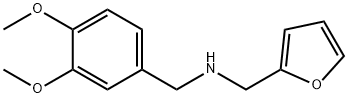 (3,4-DIMETHOXY-BENZYL)-FURAN-2-YLMETHYL-AMINE Structure
