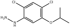 (2,4-dichloro-5-isopropoxyphenyl)hydrazine 구조식 이미지