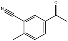 Benzonitrile, 5-acetyl-2-methyl- (9CI) Structure