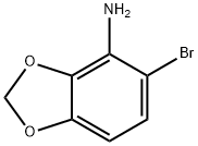 5-BROMO-1,3-BENZODIOXOL-4-AMINE Structure