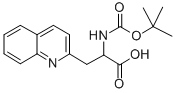 BOC-3-(2-QUINOLYL)-DL-ALA-OH Structure