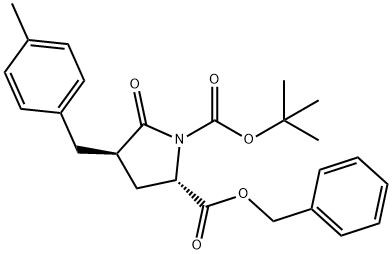 (4R)-BOC-4-(4-METHYLBENZYL)-PYR-OBZL Structure