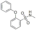 N-methyl-2-phenoxybenzenesulphonamide Structure