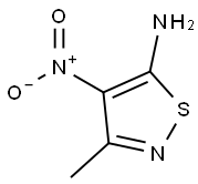 5-Isothiazolamine,  3-methyl-4-nitro- Structure