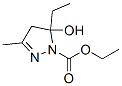 1H-Pyrazole-1-carboxylicacid,5-ethyl-4,5-dihydro-5-hydroxy-3-methyl-,ethylester(9CI) 구조식 이미지