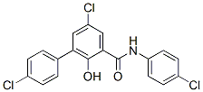 5-클로로-3-(4-클로로페닐)-4'-클로로살리실아닐리드 구조식 이미지