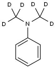 N,N-디메틸-D6-아닐린 구조식 이미지