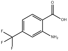 2-AMINO-4-(TRIFLUOROMETHYL)BENZOIC ACID Structure