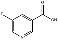 5-Fluoronicotinic acid Structure