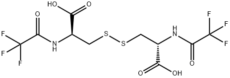 N,N'-BIS(TRIFLUOROACETYL) L-CYSTINE 구조식 이미지