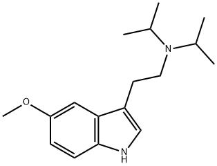 5-Methoxy-N,N-diisopropyltryptamine Structure
