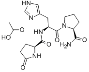 PGLU-HIS-PRO AMIDE ACETATE SALT 구조식 이미지