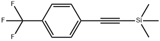 1-((TRIMETHYLSILYL)ETHYNYL)-4-TRIFLUORO& Structure