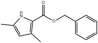 Benzyl 3,5-dimethylpyrrole-2-carboxylate 구조식 이미지