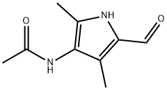 Acetamide, N-(5-formyl-2,4-dimethyl-1H-pyrrol-3-yl)- (9CI) 구조식 이미지